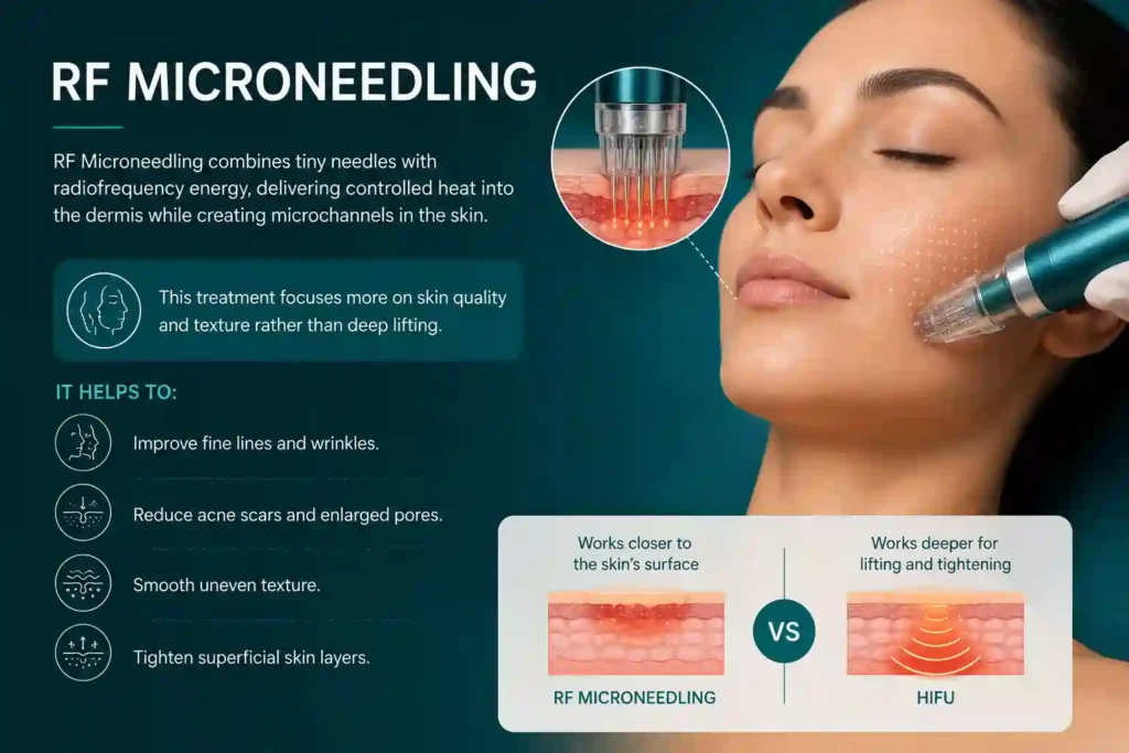 What Does RF Microneedling Do That HIFU Alone Cannot Kirkby in Ashfield